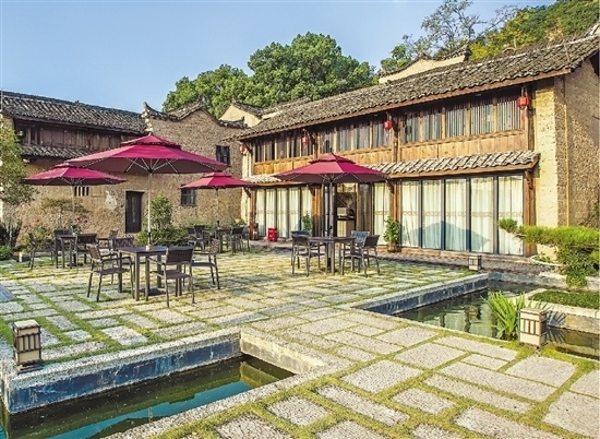 整治后的蓮都區(qū)下南山村催生眾多新業(yè)態(tài)。 當?shù)毓﹫D