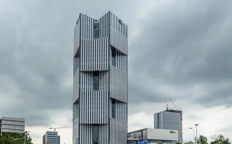 上海浦東新區(qū)，金磚國(guó)家新開發(fā)銀行總部大樓。