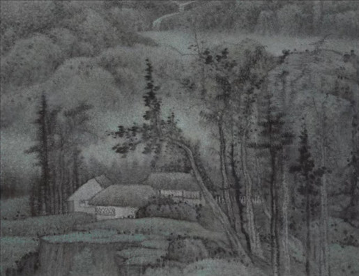 王秦生畫(huà)作《晨寂》。主辦方供圖