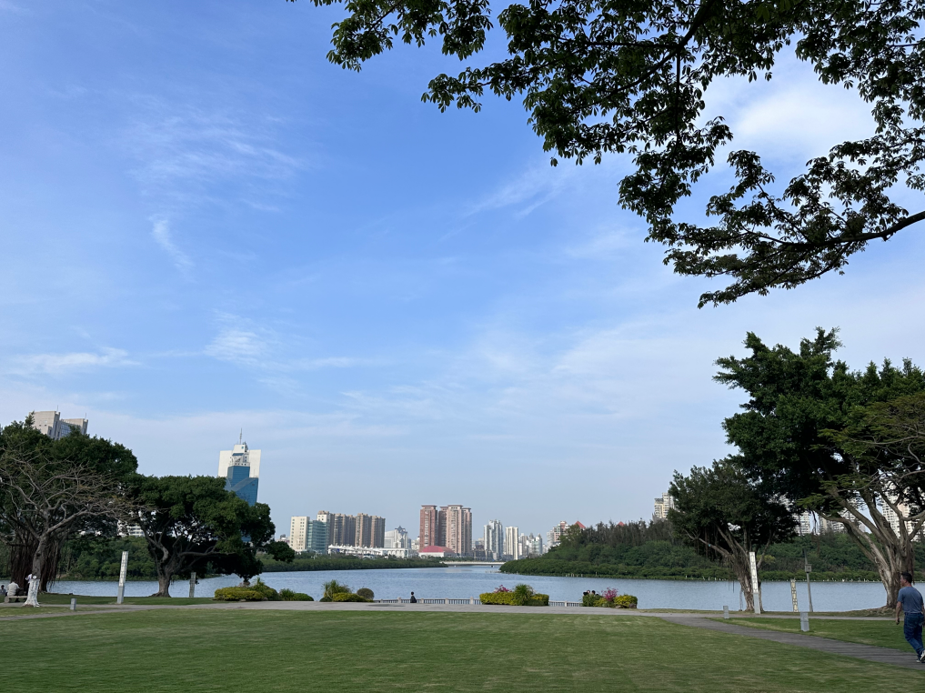 筼筜湖畔，風(fēng)景如畫。人民網(wǎng)記者 王紹紹攝
